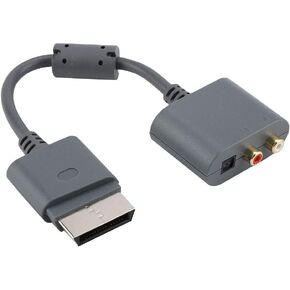 Xbox 360 Cables & Adapters, RCA Toslink Optical Audio Adapter Conversion Cable for Xbox 360 & Xbox 360 Slim - Enhance Your Audio Experience