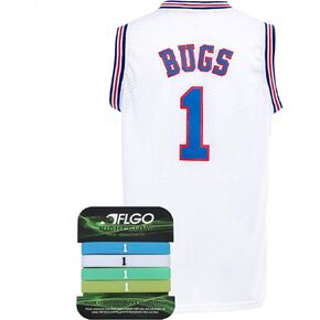 AFLGO Bug #1 Space Basketball Movie Stitched Jersey S-XXL 90S Costume Hip Hop Party Clothing