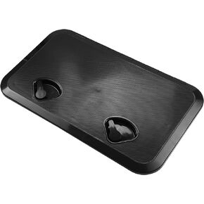 X AUTOHAUX 23.86 Inch x 13.9 Inch Marine Deck Access Inspection Hatch Plate Lid Cover for Boat