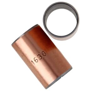 Othmro 3 pcs Oilless Bushing Sleeve Bearing 0.55"Bore x0.62"OD x0.59" Length Plain Bearings Wrapped Oilless Bushings