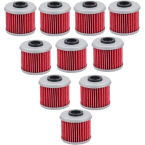 Tvent 116 HF116 Oil Filter for CRF150R CRF250R CRF250X CRF450R CRF450X Motorcycle ATV Parts (Pack of 10)