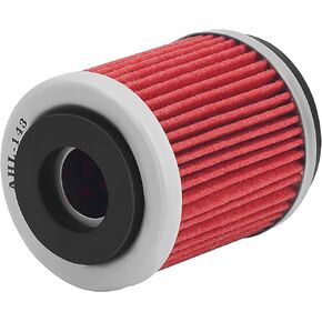 AHL 1 pack 143 Oil Filter Compatible with Yamaha TTR125LE 124 2017 TTR225 225 2000-2004 TTR230 223 2005-2017 2020 TW125 125 1999-2004 TW200 196 2007-2020 XC125TR Cygnus R 125 1995-2003