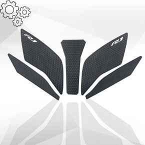 Wodpice Motorcycle Gas Tank Protectors for YZF R1, Non-Slip Fuel Tank Sticker, Waterproof Fuel Tank Side Traction Pad for YZF R1 R1M YZFR1 YZF-R1 2015-2021