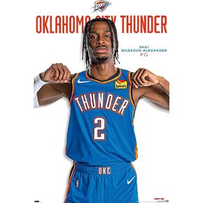 Trends International NBA Oklahoma City Thunder - Shai Gilgeous-Alexander Feature Series 23 Wall Poster