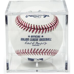 BallQube Baseball Display Case Autographed Baseball Case for Display UV Protected Baseball Cube Display Memorabilia Baseball Display Case Square Clear Sports Baseball Display Case Holder