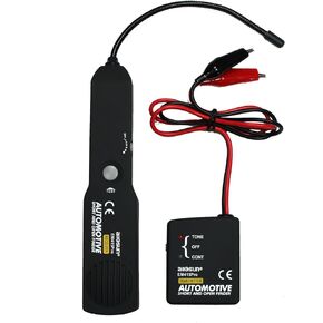 ALLOSUN Automotive Cable Wire Tracker Car Tracer Finder Test Short & Open DC 6~42 Volts, Black (EM415PRO)