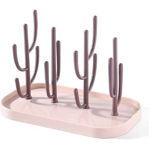 Magik Baby Bottle Drying Rack Portable Bottle Dryer Holder Nipples Cups Pump Parts (Beige)