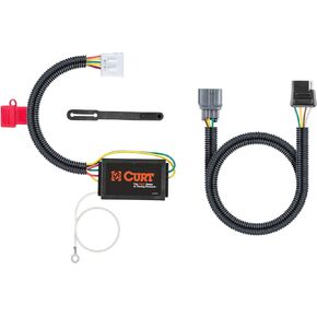 CURT 56365 Vehicle-Side Custom 4-Pin Trailer Wiring Harness, Fits Select Honda Pilot, Ridgeline