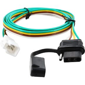 Oyviny Custom 4 Pin Trailer Wiring Harness for 2008-2019 Toyota Highlander, Highlander Trailer Light Wire Replacement, Factory Tow Package Required