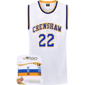 AFLGO McCall #22 Monica #32 Crenshaw Love & Basketball Stitched 90s Hip Hop Clothes for Party Movie Jersey Basketball