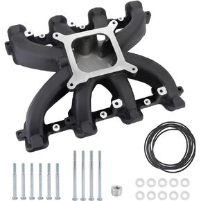 Dokili Single Plane Carb Intake Manifold for G.M LS1 LS2 LS6 Black 300-132