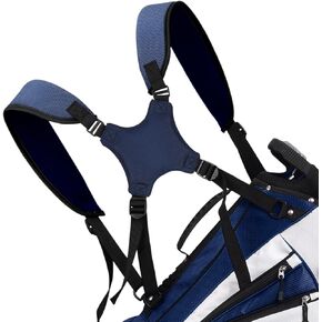 Golf Bag Strap Replacement Comfort Double Shoulder Adjustable Strap Padded Golf Carrying Bag Strap