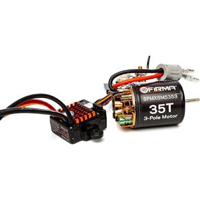 Spektrum Firma 70A Brushed Smart ESC, 2S-3S: IC3 / 35T Brushed Motor Combo, SPMXSEMC12