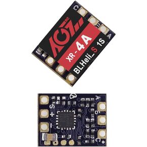 2PCS AGFRC Mini 4A ESC Brushless DSHOT600 BLHeli_S 1S Lipos Super Micro Electronic Speed Controller for RC FPV QAV Drone Multirotor Quadcopter