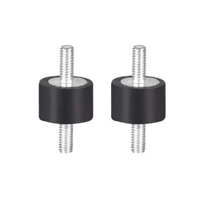 uxcell 20 x 15mm Rubber Mounts,Vibration Isolators,Shock Absorber with M6 x 18mm Studs 2pcs