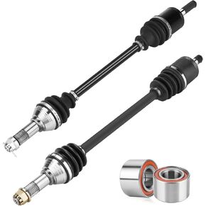 Youxmoto محاور السيرة الذاتية الأمامية اليسرى + اليمنى ومجموعة محمل العجلات مناسبة لـ Can-Am Defender HD5 HD8 HD9 HD10 (XT DPS) 2016 2017 2018 2019 2020 2021 2022؛ 4340 كرومولي الصلب السيرة الذاتية محرك المحور رمح in Saudi Arabia