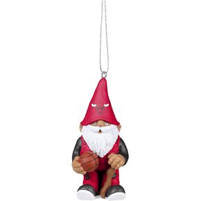 FOCO - NBA 3.5" Team Gnome Resin Xmas Christmas Tree Hanging Ornament (Chicago Bulls)