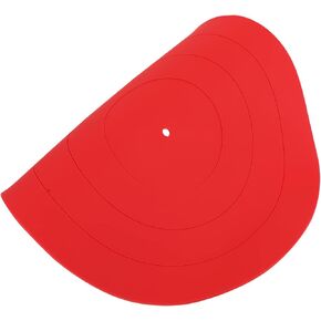 1pc Silicone Record Mat Disc Turntables Mat Professional Vinyl Record Pad Turntable Mat Silicone Platter Pad Disc Protective Pad Record Protective Pad Disc Protective Mat