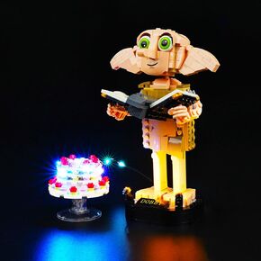 DALDED LED Lighting Kit for Lego Harry Potter Dobby The House-Elf, LED Light Compatible with Lego 76421 Building Block Models (Not Include Lego Set)