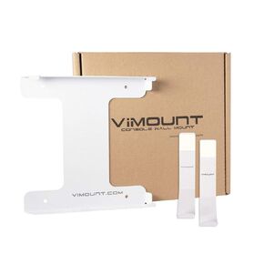 Playstation 4 Slim + 2pcs Controller Wall Mount PS4 White Metal Holder - Worldwide Shipping