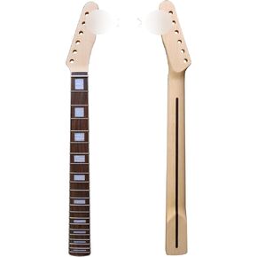 Maple Guitar Neck 21Fret 25.5inch Rosewood Fretboard Block Inlay Blot on