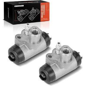 A-Premium Rear Drum Brake Wheel Cylinder Compatible with Nissan Models - Versa 2008 1.8L, Versa 2009-2011 1.6L, 4-Wheel ABS, 2-PC Set - Replace# 44100ED010