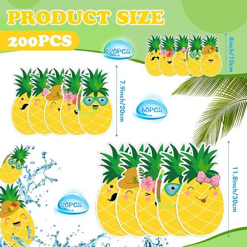 Yexiya 200 Pcs Pineapples Cutout Tropical Punch Paper Cut Outs Yellow Pineapples Shaped Paper Cut Outs Decoration for Preschool Classroom Bulletin Boards Walls Desks Window Door Party in Saudi Arabia