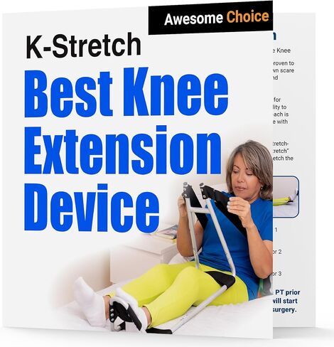 K-Stretch - جهاز تمديد الركبة وتخفيف الألم - مصمم بواسطة معالج طبيعي - مثالي لعلاج وإعادة تأهيل الرياضيين من ACL وMCL in Kuwait