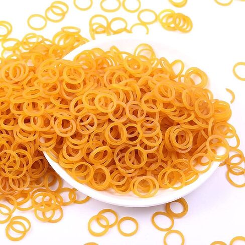 WONSEN 1000PCS 3/8" 10mm Elastics Rubber Bands Hair Grooming Top Knots for Small Dogs Cat Puppy in Saudi Arabia