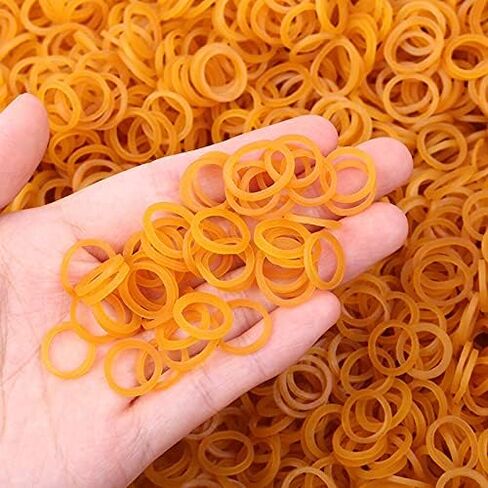 WONSEN 1000PCS 3/8" 10mm Elastics Rubber Bands Hair Grooming Top Knots for Small Dogs Cat Puppy in Saudi Arabia