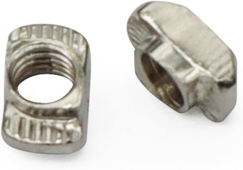 Abeicy 20 سلسلة 10-32 قطرة فولاذية قياسية ملولبة في صامولة على شكل حرف T، صواميل أجهزة ملحقة على شكل حرف T لـ 20 سلسلة من قضبان الألومنيوم، 20 عبوة in Kuwait