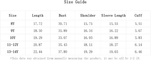 SHENHE Girl's Casual Cute Crewneck Long Sleeve Pullover Sweater Jumper Tops in Saudi Arabia