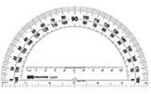 EAI Education 6" Protractor: Clear - Set of 10 in Saudi Arabia