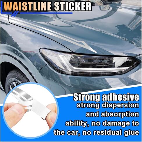 32Ft Car Pinstriping Tape, Vinyl Pin Striping Decals Car Trim Stripe Tape DIY Stickers, Universal Car Hood Body Side Stripe Glossy for Auto Motorcycle Home Door Musical Instrument (Gold) in Kuwait