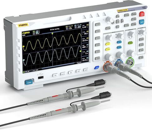 FNIRSI ADS1014D ثنائي القناة تخزين رقمي USB راسم الذبذبات مع وظيفة إشارة مولد 100MHz 1GSa/s 240Kb، 7 "LCD in Kuwait