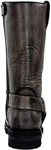 Xelement X99005 Men's Throttle Distressed Brown Motorcycle Performance Leather Boots - 9.5 in Saudi Arabia