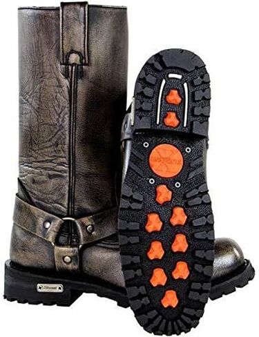Xelement X99005 Men's Throttle Distressed Brown Motorcycle Performance Leather Boots - 9.5 in Saudi Arabia