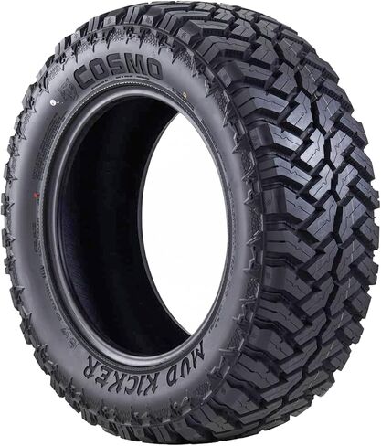 Cosmo Mud Kicker M/T Mud Off-Road Light Truck Radial Tire-33X12.50R22LT 33X12.50X22 33X12.50-22 114Q نطاق التحميل F LRF 12-Ply BSW جدار جانبي أسود in Kuwait