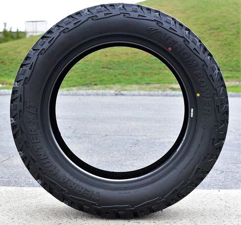 Venom Power Terra Hunter X/T Extreme Terrain Light Truck Radial Tire-LT275/65R20 275/65/20 275/65-20 126/123S نطاق التحميل E LRE 10 طبقات BSW جدار جانبي أسود in Kuwait