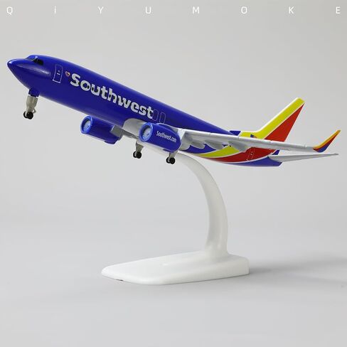 Boeing 737 Southwest 1/300 Diecast Metal Airplane Model with Stand Alloy Display Plane Model Kit for Aviation Enthusiasts Collection or Gifts in Saudi Arabia