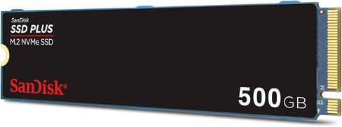 SanDisk 2TB SSD Plus M.2 NVMe SSD - PCIE Gen 3.0، حتى 3200 ميجابايت/ثانية - محرك الأقراص الصلبة الداخلي - SDSSDA3N-2T00-G26 in Kuwait