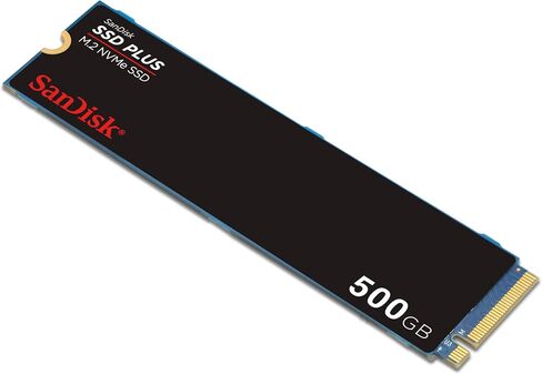 SanDisk 2TB SSD Plus M.2 NVMe SSD - PCIE Gen 3.0، حتى 3200 ميجابايت/ثانية - محرك الأقراص الصلبة الداخلي - SDSSDA3N-2T00-G26 in Kuwait