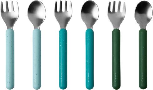 Boon Chow Silicone Plate Set - 3 Unbreakable Divided Toddler Plates - Baby Plates for 6 Months and Up - Baby Led Weaning Supplies - Mint Multicolor in Saudi Arabia