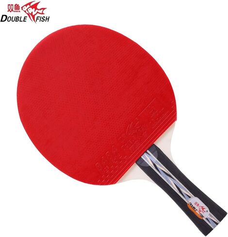 DOUBLE FISH Ping Pong Paddle | Table Tennis Racket & ITTF Approved Rubber | Training Wooden Ping Pong Paddles for Beginners,Table Tennis Paddle with Carry Storage Case in Saudi Arabia