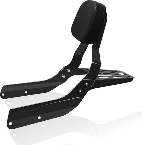 Motorcycle Passenger Sissybar Backrest w/Luggage Rack fits for Honda VTX 1300 1800 N/R/S Models (Chrome 2) in Saudi Arabia
