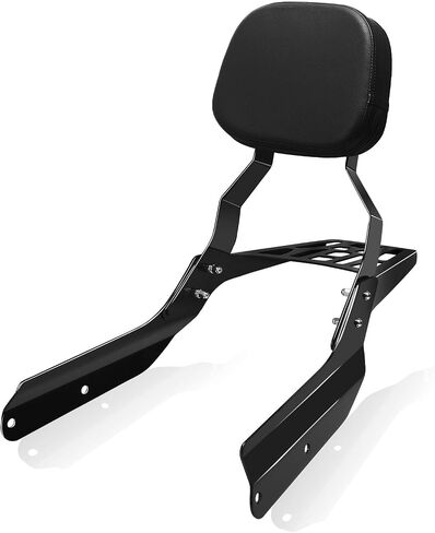 Motorcycle Passenger Sissybar Backrest w/Luggage Rack fits for Honda VTX 1300 1800 N/R/S Models (Chrome 2) in Saudi Arabia