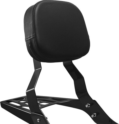 Motorcycle Passenger Sissybar Backrest w/Luggage Rack fits for Honda VTX 1300 1800 N/R/S Models (Chrome 2) in Saudi Arabia