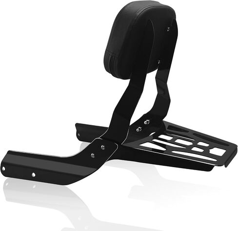 Motorcycle Passenger Sissybar Backrest w/Luggage Rack fits for Honda VTX 1300 1800 N/R/S Models (Chrome 2) in Saudi Arabia