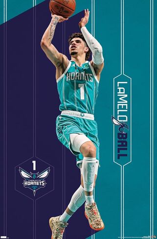 Trends International NBA Charlotte Hornets - LaMelo Ball 23 Wall Poster in Saudi Arabia