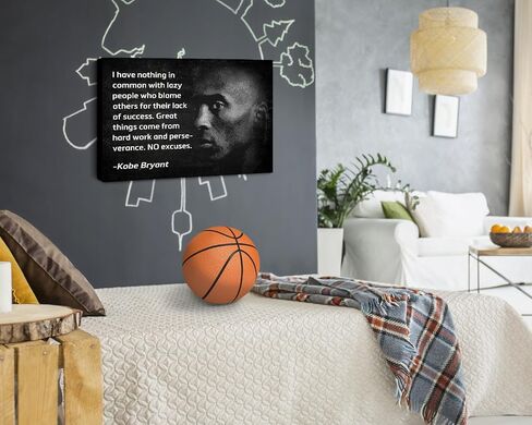 Creoate Blue Motivational Wall Art Inspirational Hamilton Lyrics Quotes Canvas Print Artwork for Office Wall Decor, Broadway Musical History Fans in Saudi Arabia